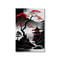 3pcs Vintage Japanese Landscape Canvas Wall Art Prints Oriental Black Red Home Decor Posters 8