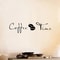 Modern Coffee Wall Art Vinyl Decal Sticker For Coffee Shop Office Decor 0