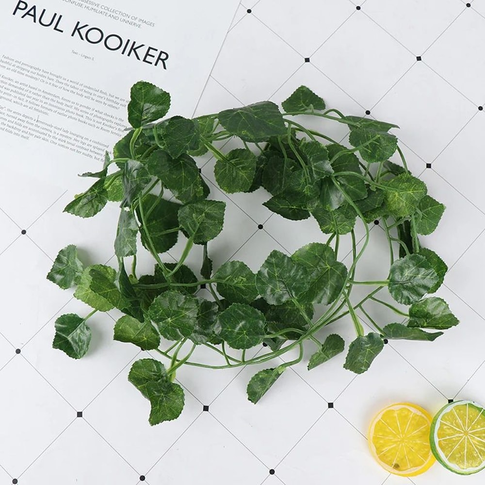 79 Ft Artificial Ivy Hanging Vine Garland Green Leaf Wall Decor Plants 3