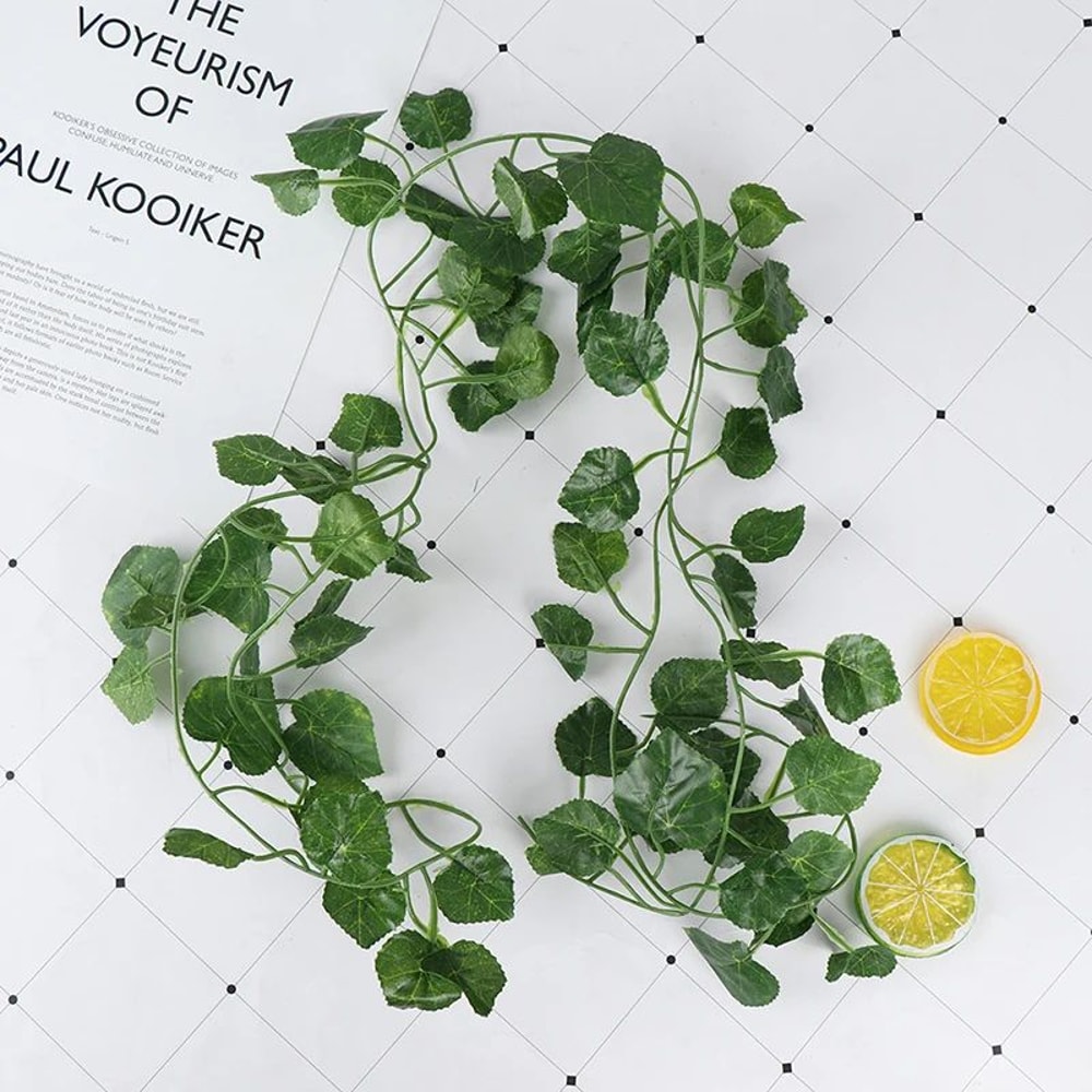 79 Ft Artificial Ivy Hanging Vine Garland Green Leaf Wall Decor Plants 4