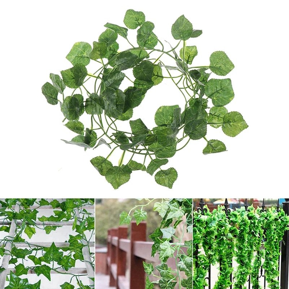 79 Ft Artificial Ivy Hanging Vine Garland Green Leaf Wall Decor Plants 5