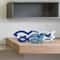 9pcs Wooden Ocean Fish Wall Decor Coastal Mediterranean Nautical Wall Art Set 2
