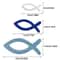 9pcs Wooden Ocean Fish Wall Decor Coastal Mediterranean Nautical Wall Art Set 3