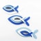9pcs Wooden Ocean Fish Wall Decor Coastal Mediterranean Nautical Wall Art Set 5