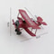 Vintage Wrought Iron Aircraft Model Ornament Retro Tin Plane Desktop Car Decor 4