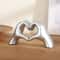 Heart Shaped Table Statue Cute Aesthetic Love Shelf Decor Accent 7