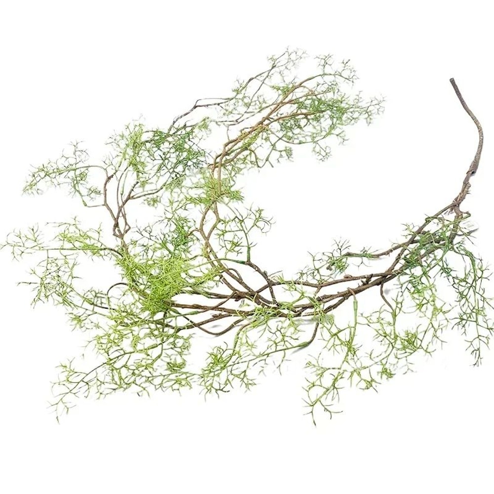 13M Artificial Green Plant Vine Garland Hanging Asparagus Rattan Wall Decor 3