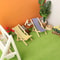 Mini Wooden Dollhouse Beach Chair Outdoor Reclining Miniature Furniture Accessory 1