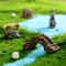 Miniature Fairy Garden Lighthouse Bridge Resin Ornament DIY Landscape Decor Accessories 2