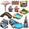 Miniature Fairy Garden Lighthouse Bridge Resin Ornament DIY Landscape Decor Accessories 0