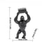 Creative Resin Gorilla Sculpture With Bucket Modern Animal Statue Home Decor 3