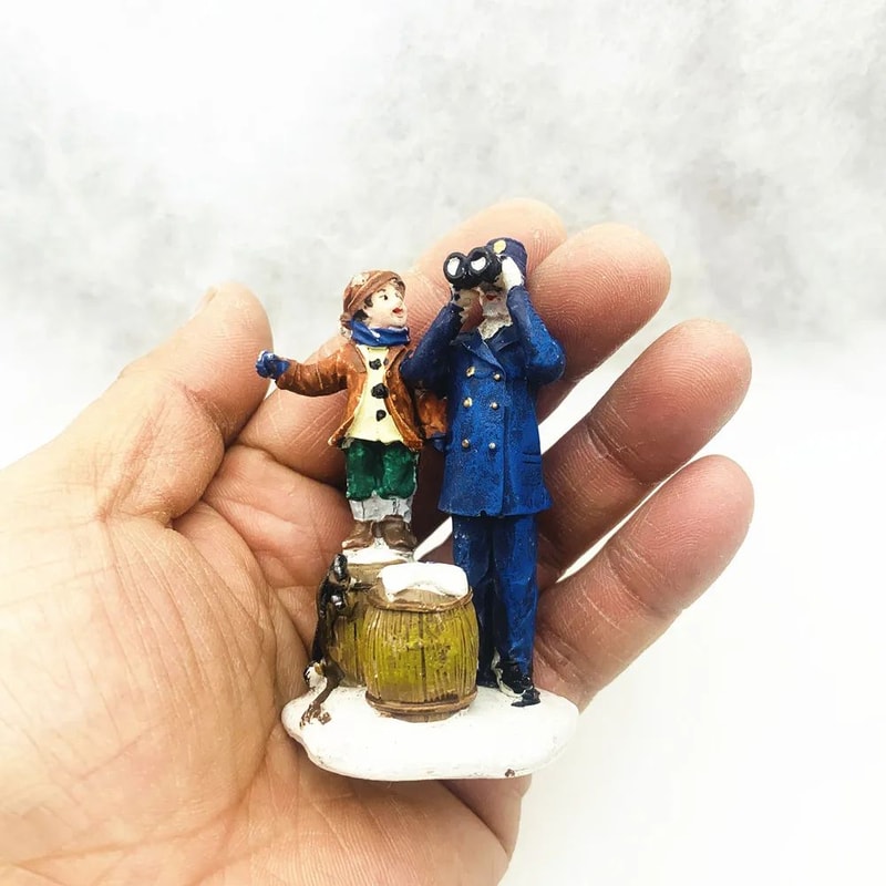 Miniature Resin Figurines For Halloween Christmas Decor Cute Sand Table Desk Ornaments 2