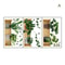 3pcs Green Plant Wall Sticker Set Modern Potted Plant PVC Wall Decals 6