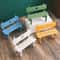 Mini Wooden Bench Fairy Garden Ornament Dollhouse Micro Landscape Decor 2