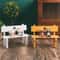 Mini Wooden Bench Fairy Garden Ornament Dollhouse Micro Landscape Decor 0
