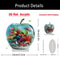 Crystal Apple Figurine Paperweight Clear Acrylic Handmade Desk Home Decor Ornament 10