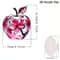 Crystal Apple Figurine Paperweight Clear Acrylic Handmade Desk Home Decor Ornament 11