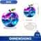 Crystal Apple Figurine Paperweight Clear Acrylic Handmade Desk Home Decor Ornament 14