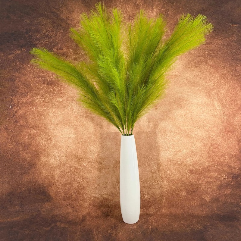 Large Artificial Faux Pampas Grass Stems 47in Tall Fluffy Boho Home Decor 14