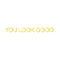 You Look Amazing Mirror Vinyl Decal Motivational Bathroom Bedroom Wall Sticker 12