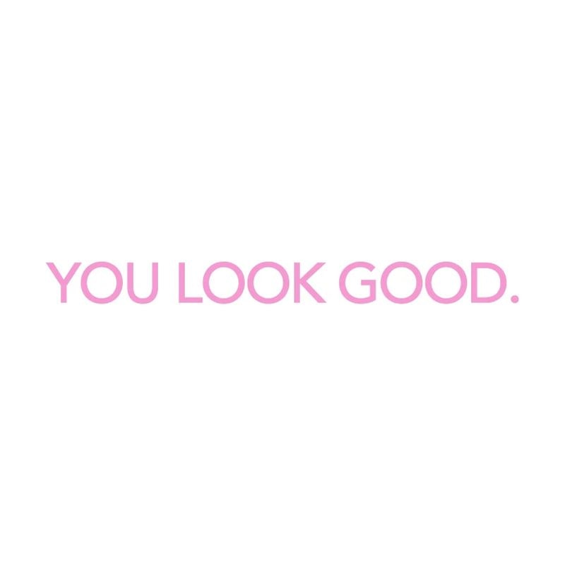You Look Amazing Mirror Vinyl Decal Motivational Bathroom Bedroom Wall Sticker 14