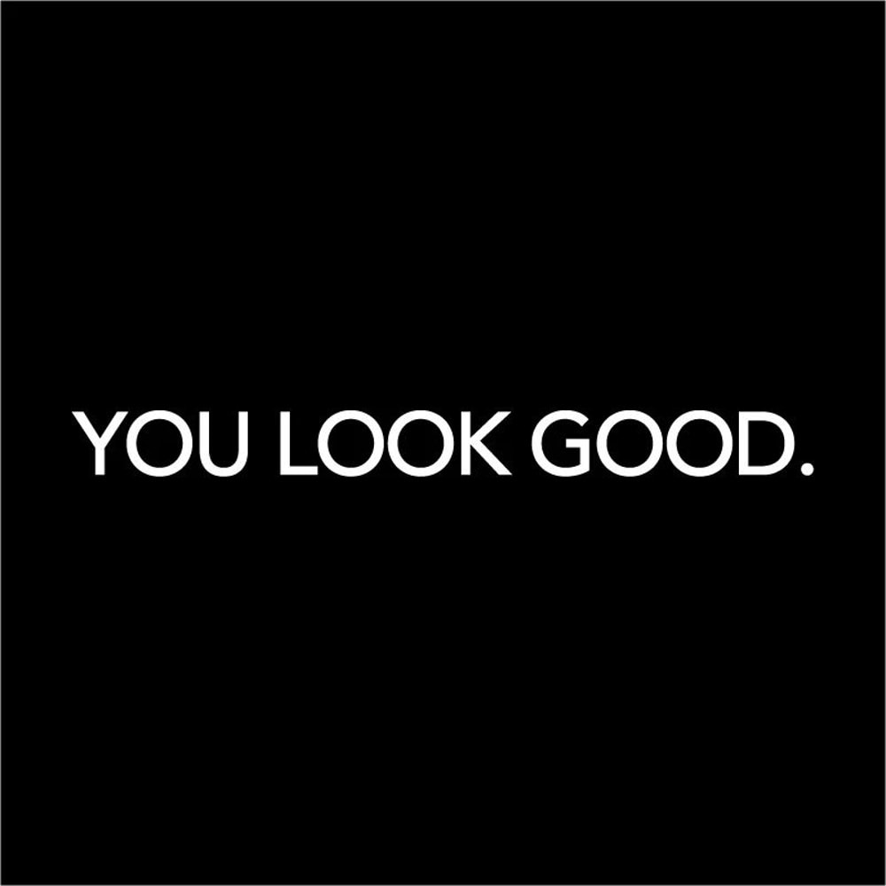 You Look Amazing Mirror Vinyl Decal Motivational Bathroom Bedroom Wall Sticker 15