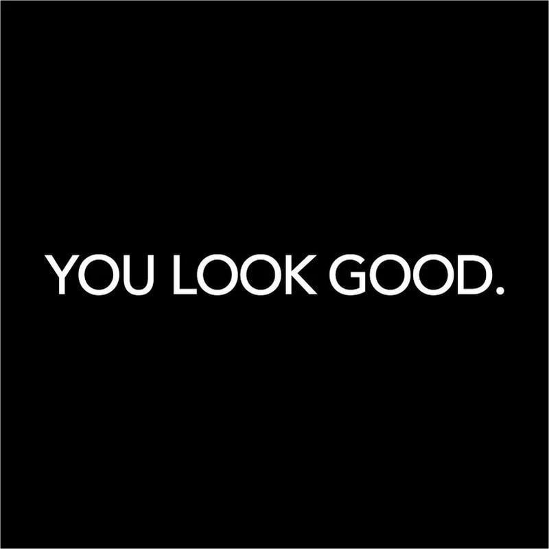 You Look Amazing Mirror Vinyl Decal Motivational Bathroom Bedroom Wall Sticker 15