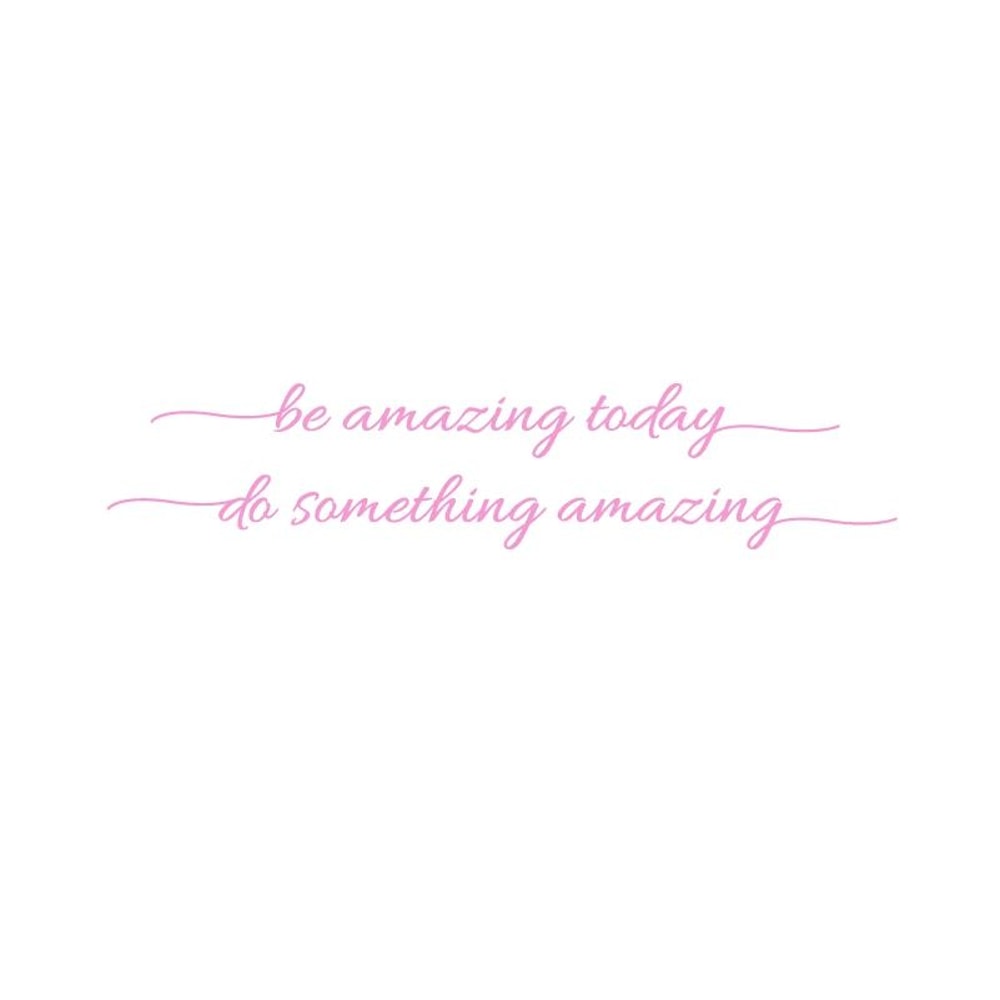 You Look Amazing Mirror Vinyl Decal Motivational Bathroom Bedroom Wall Sticker 19