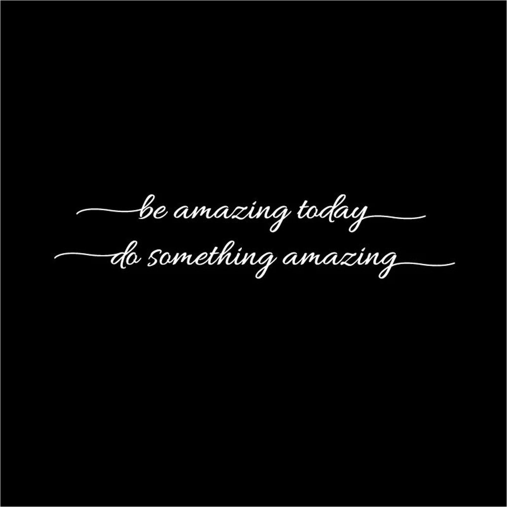 You Look Amazing Mirror Vinyl Decal Motivational Bathroom Bedroom Wall Sticker 20