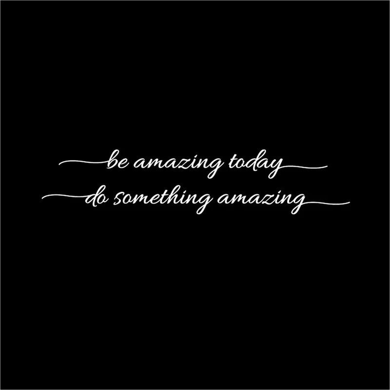 You Look Amazing Mirror Vinyl Decal Motivational Bathroom Bedroom Wall Sticker 20