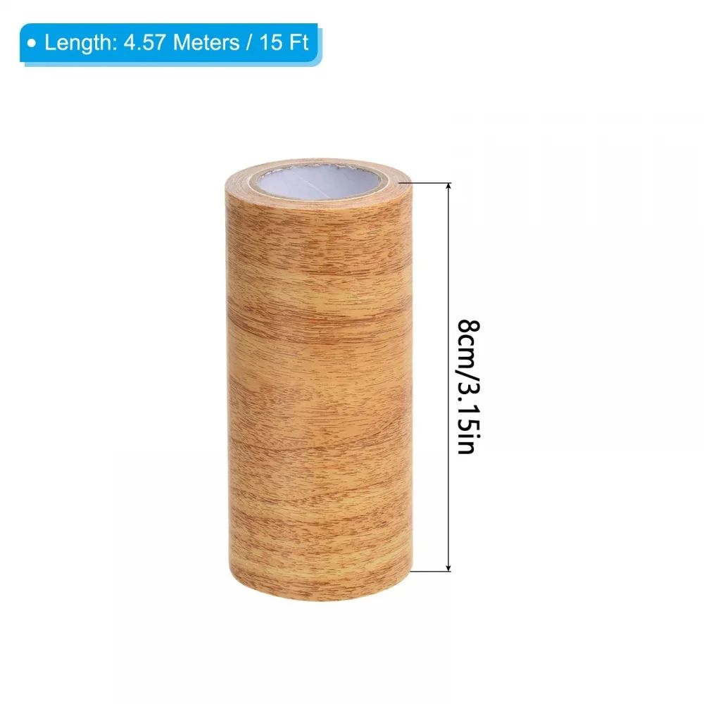 SelfAdhesive Wood Grain Repair Tape PVC Furniture Restoration Sticker Roll 8