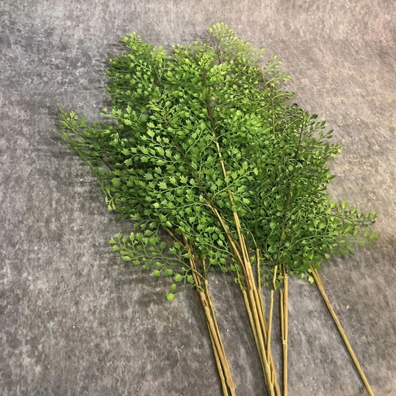 Real Touch Artificial Fern Plant Branches Elegant Faux Greenery Wedding Home Decor 5