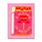 Pink Strawberry Lemon Cocktail Canvas Poster Retro Kitchen Bar Wall Art 8