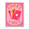 Pink Strawberry Lemon Cocktail Canvas Poster Retro Kitchen Bar Wall Art 11