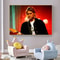 Kurt Cobain Retro Rock Music Canvas Poster Black White Vintage Wall Art 1