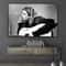 Kurt Cobain Retro Rock Music Canvas Poster Black White Vintage Wall Art 2