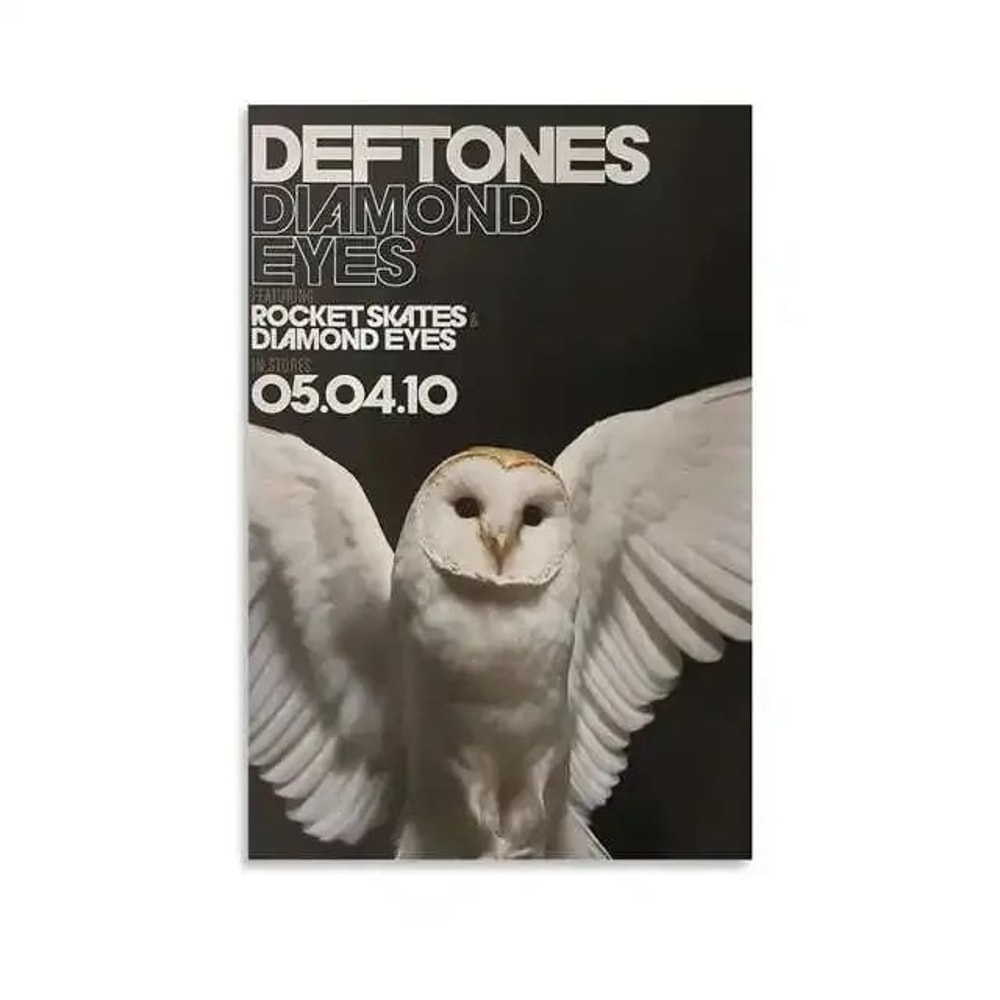 Deftones Around The Fur Canvas Poster Retro Rock Band Wall Art Decor 6