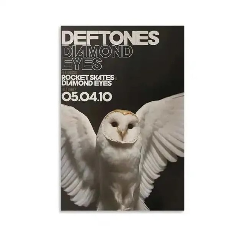 Deftones Around The Fur Canvas Poster Retro Rock Band Wall Art Decor 6