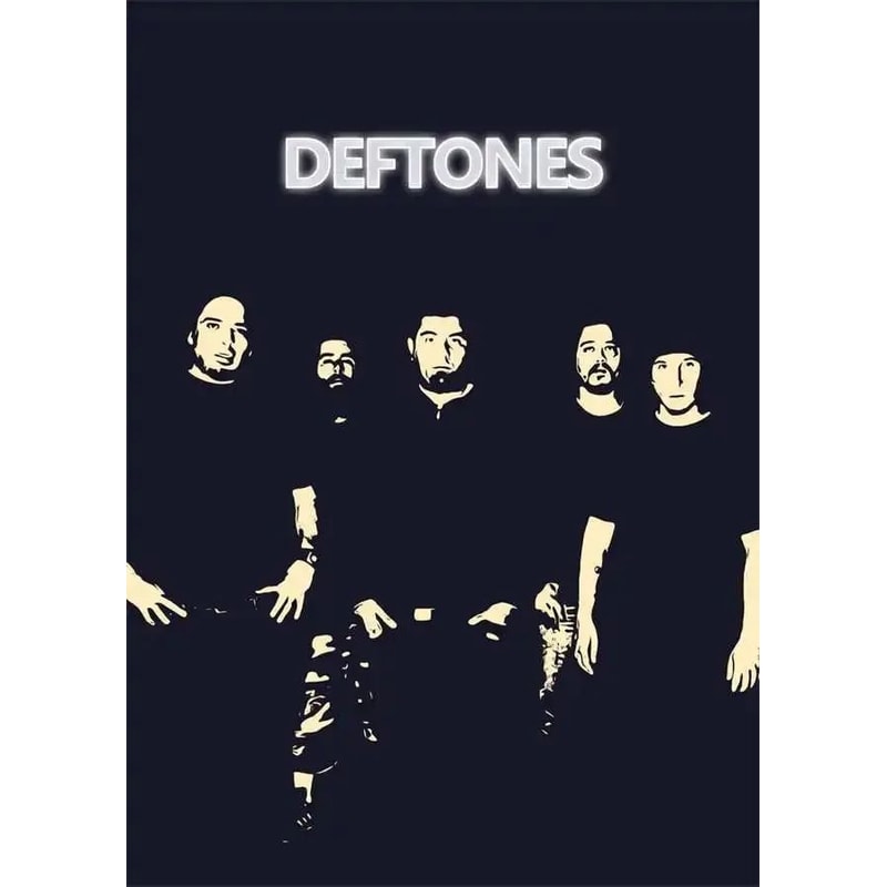 Deftones Around The Fur Canvas Poster Retro Rock Band Wall Art Decor 10