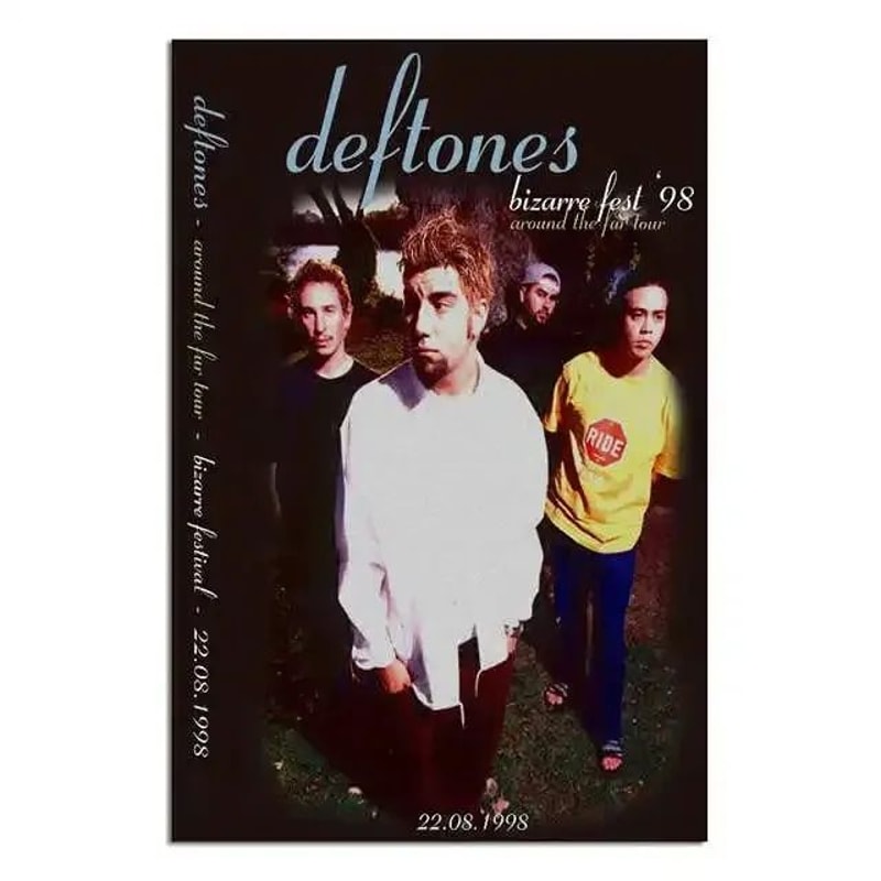 Deftones Around The Fur Canvas Poster Retro Rock Band Wall Art Decor 19