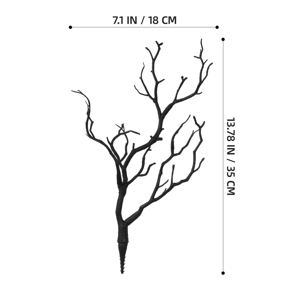 4pcs Artificial Antler Tree Branch Stems Rustic Faux Dried Branch Home Decor 5