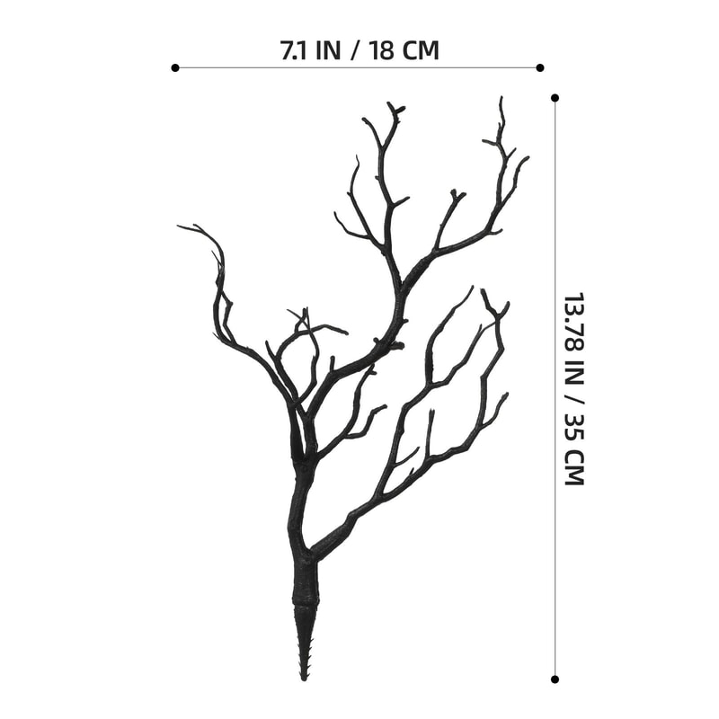 4pcs Artificial Antler Tree Branch Stems Rustic Faux Dried Branch Home Decor 5