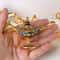Vintage Aladdin Magic Lamp Ornament European Metal Home Decor Craft 5