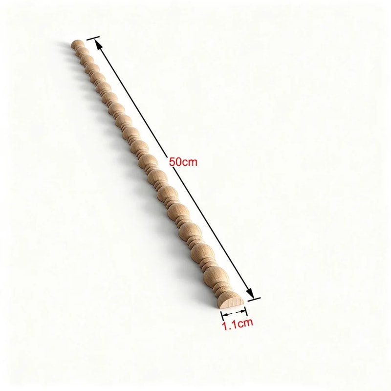 OrnateCraft Vintage Wood Applique Trim Carved Decorative Molding For Furniture Wall Accents 8