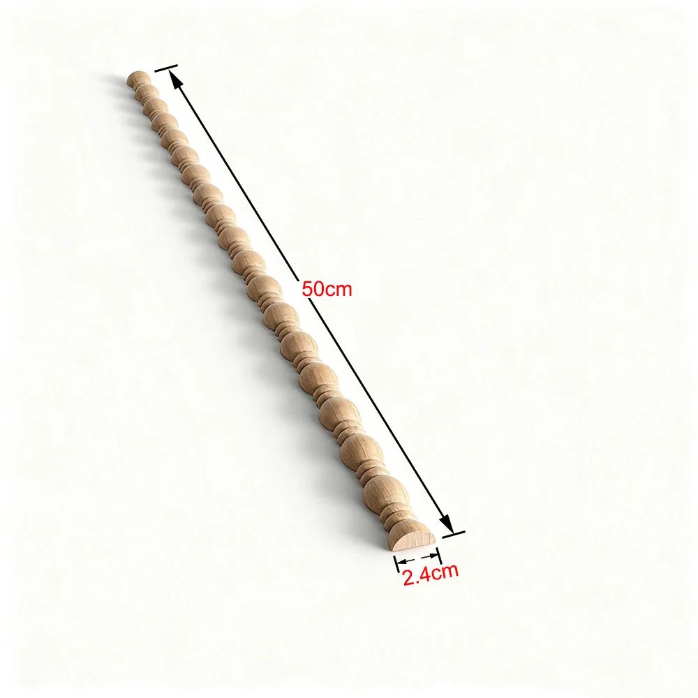 OrnateCraft Vintage Wood Applique Trim Carved Decorative Molding For Furniture Wall Accents 16