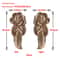 Carved Wood Rose Applique European Floral Trim For Cabinet Door Wall Decor 6