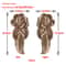 Carved Wood Rose Applique European Floral Trim For Cabinet Door Wall Decor 7