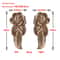 Carved Wood Rose Applique European Floral Trim For Cabinet Door Wall Decor 8