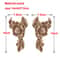 Carved Wood Rose Applique European Floral Trim For Cabinet Door Wall Decor 13