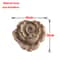 Carved Wood Rose Applique European Floral Trim For Cabinet Door Wall Decor 14